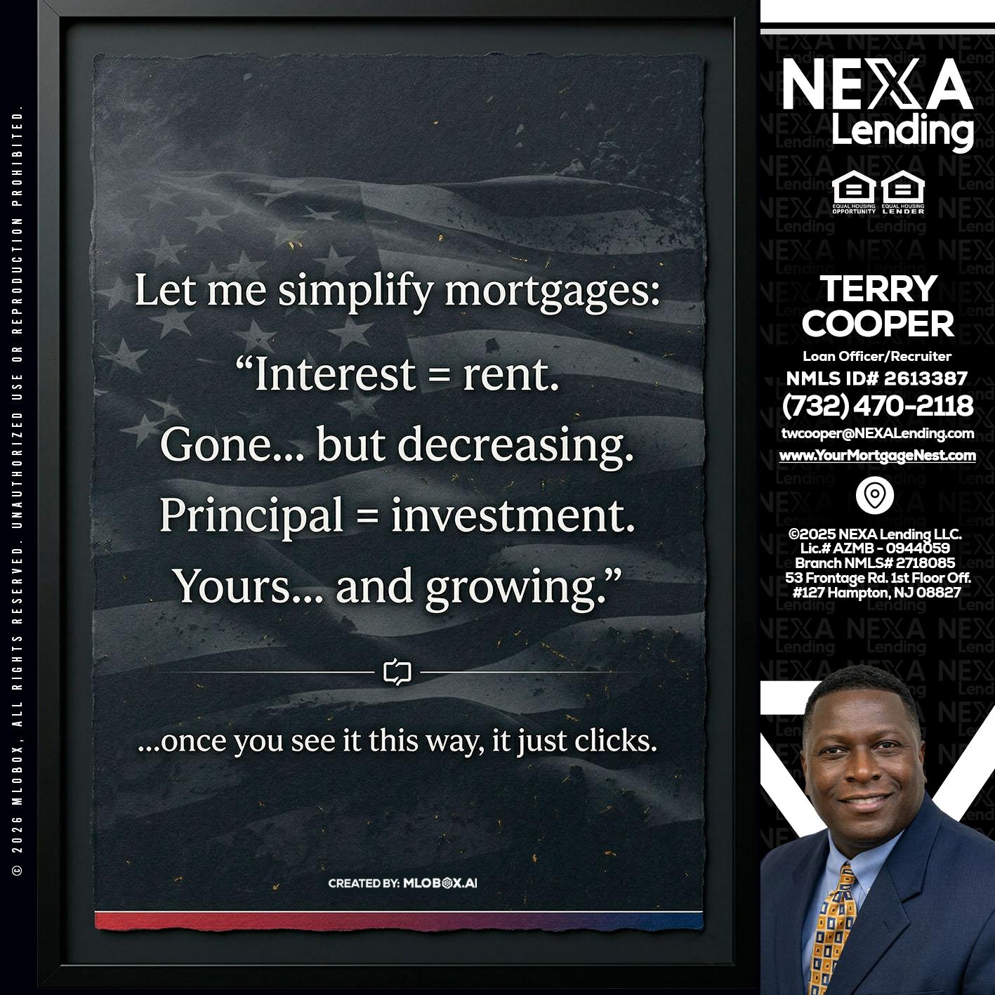 LET ME SIMPLIFY - Terry Cooper -Loan Officer/Recruiter