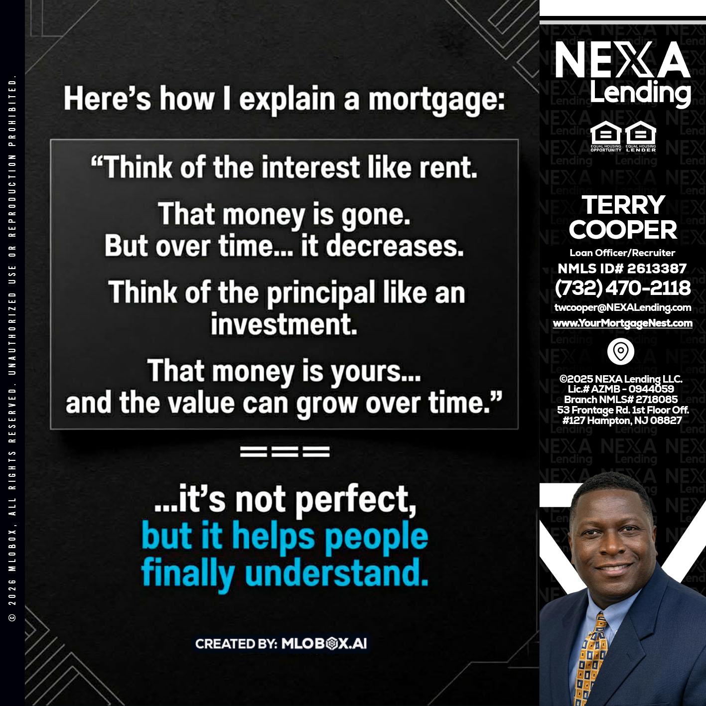 HERES NOW - Terry Cooper -Loan Officer/Recruiter