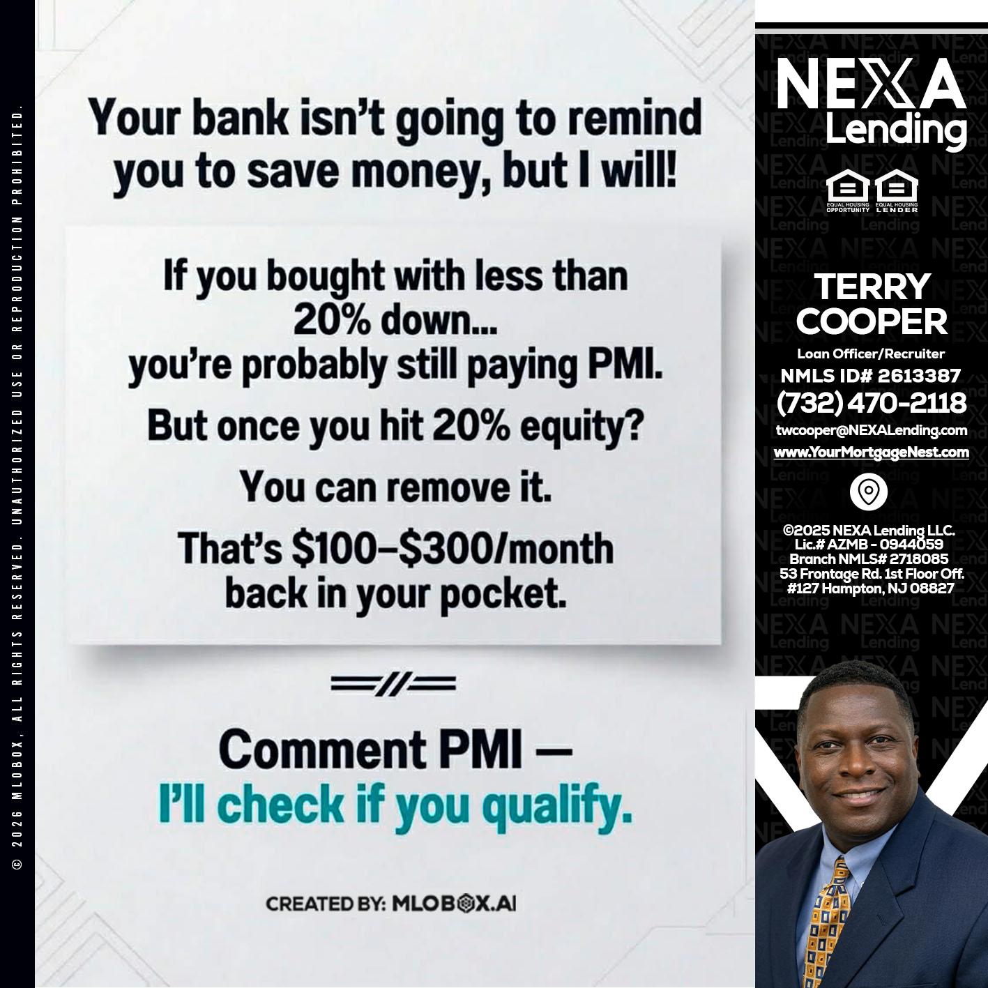 YOUR BANK ISNT - Terry Cooper -Loan Officer/Recruiter