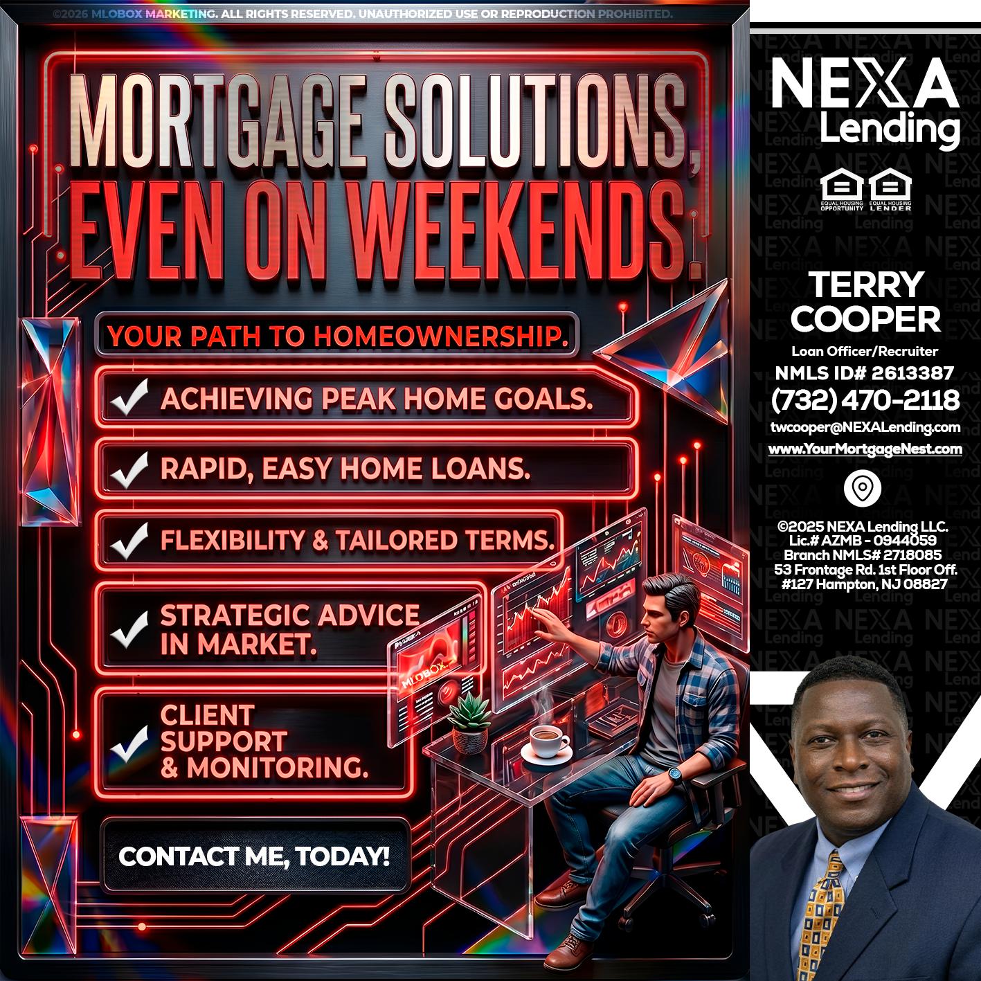 WEEKEND SOLUTIONS - Terry Cooper -Loan Officer/Recruiter