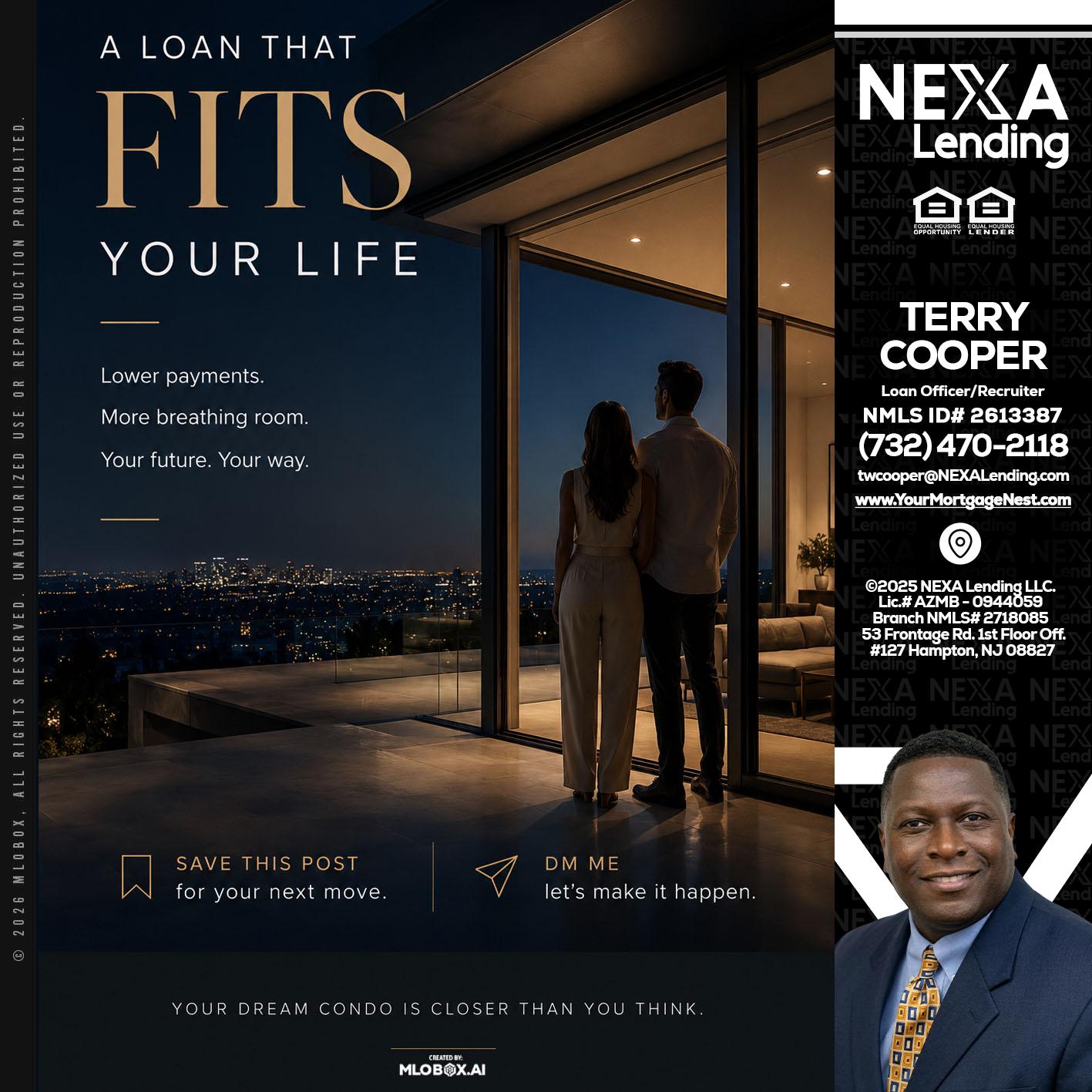 LOANS THAT FIT - Terry Cooper -Loan Officer/Recruiter