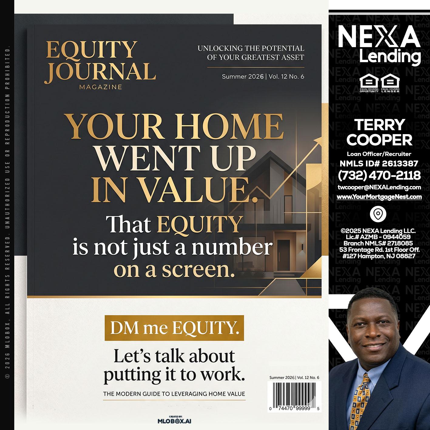 YOUR HOME - Terry Cooper -Loan Officer/Recruiter