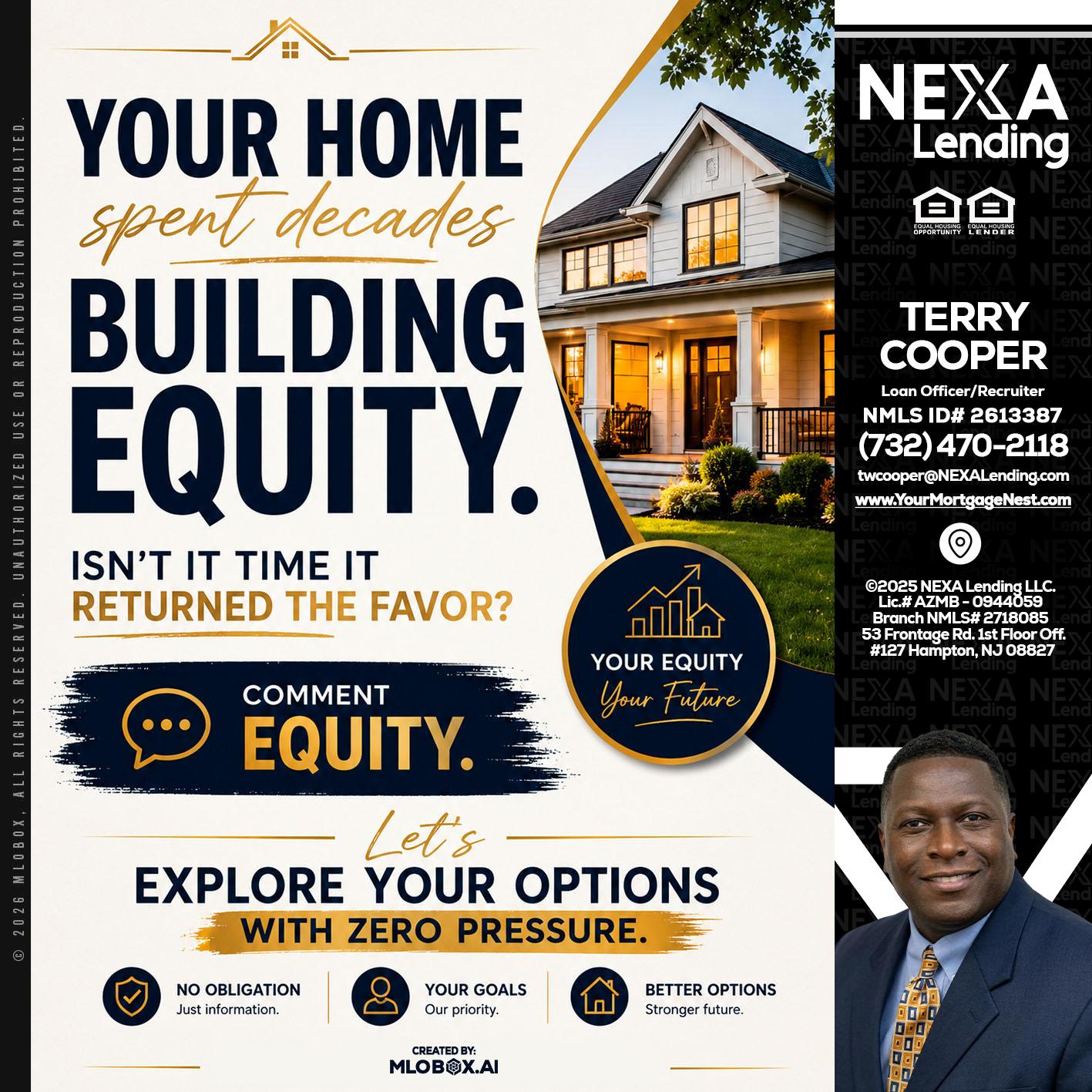 building equity - Terry Cooper -Loan Officer/Recruiter