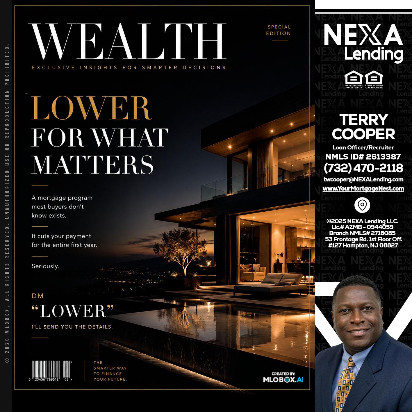 WEALTH - Terry Cooper -Loan Officer/Recruiter
