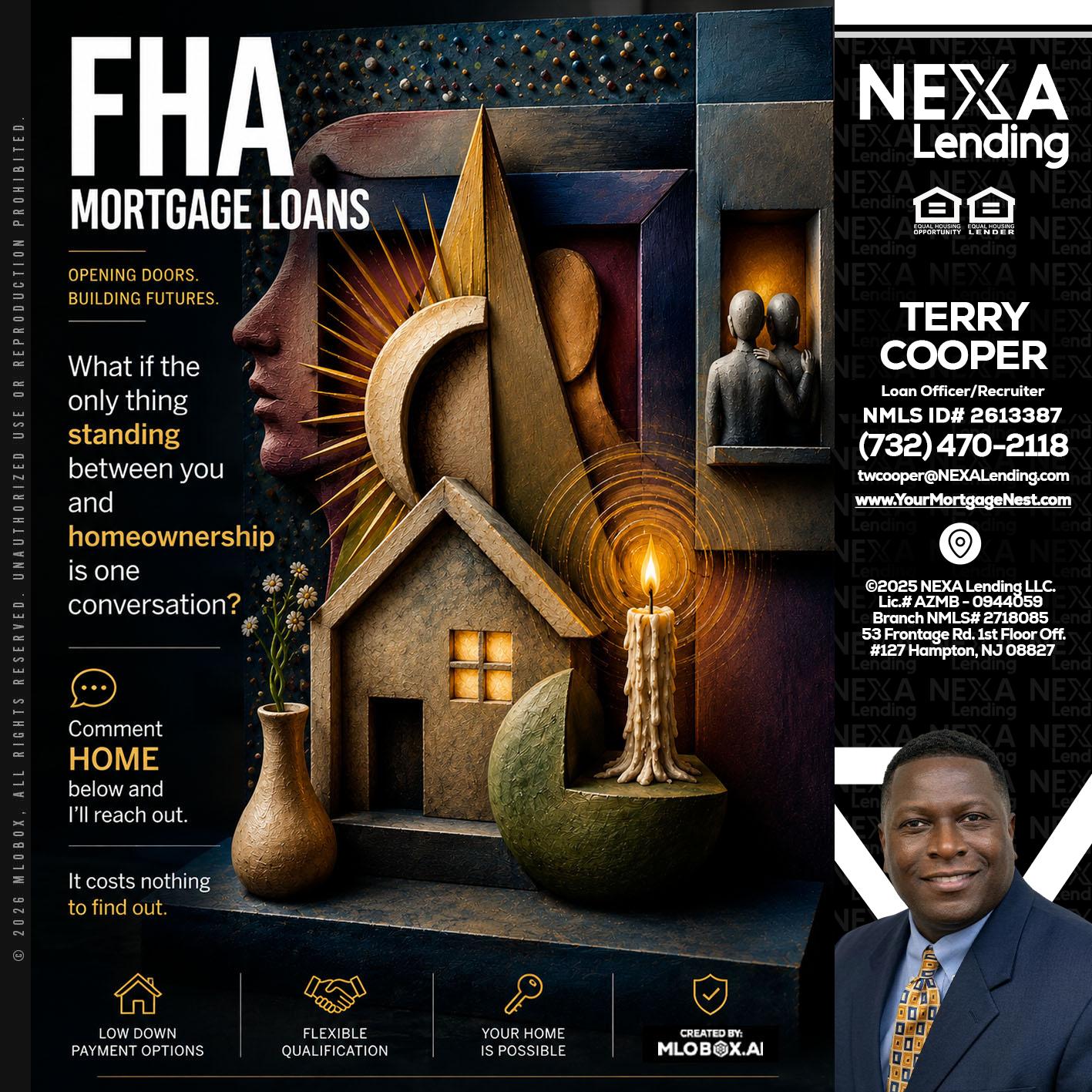 FHA - Terry Cooper -Loan Officer/Recruiter