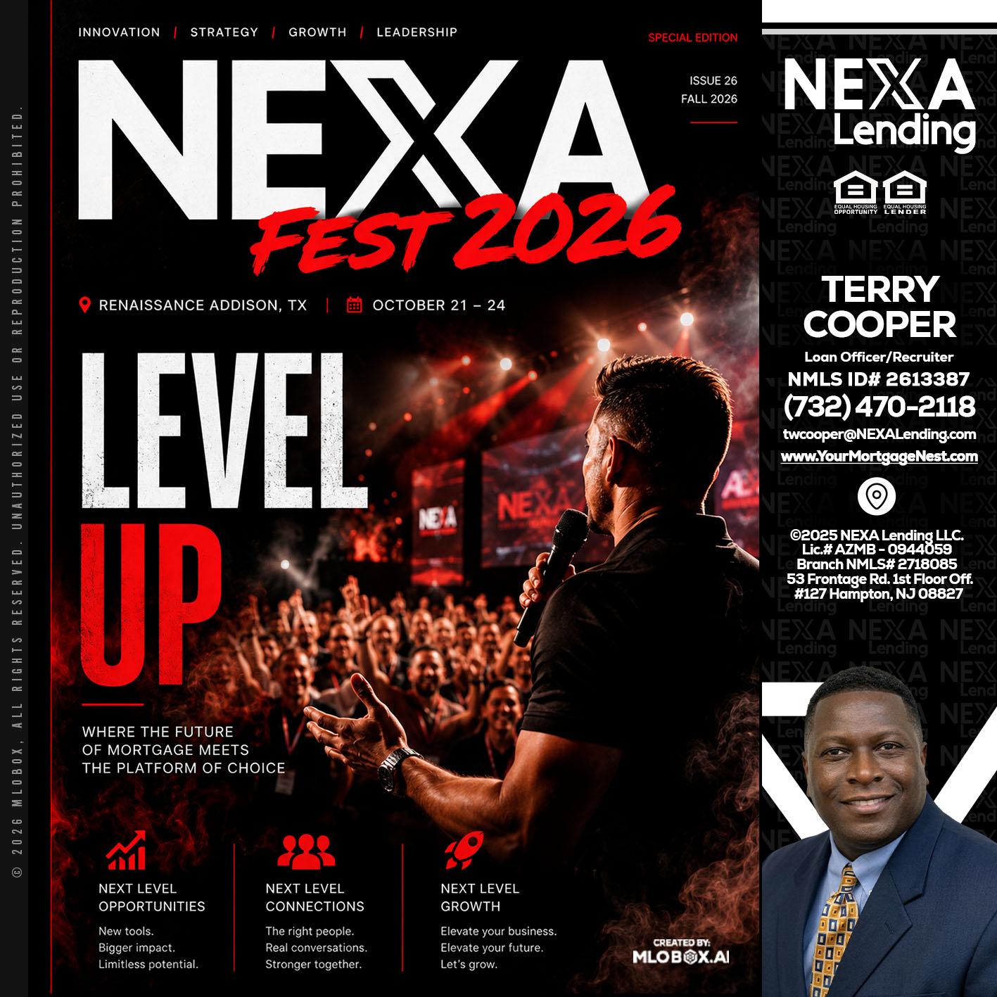 NEXA FEST 2026 - Terry Cooper -Loan Officer/Recruiter