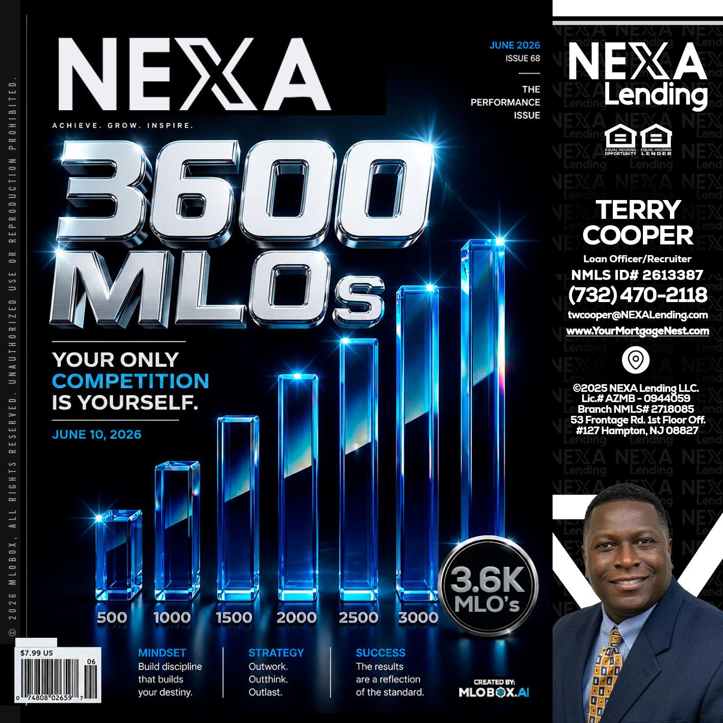 3600 MLOs - Terry Cooper -Loan Officer/Recruiter