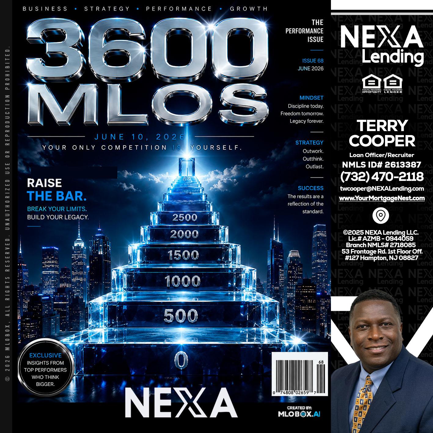 3600 MLOs - Terry Cooper -Loan Officer/Recruiter
