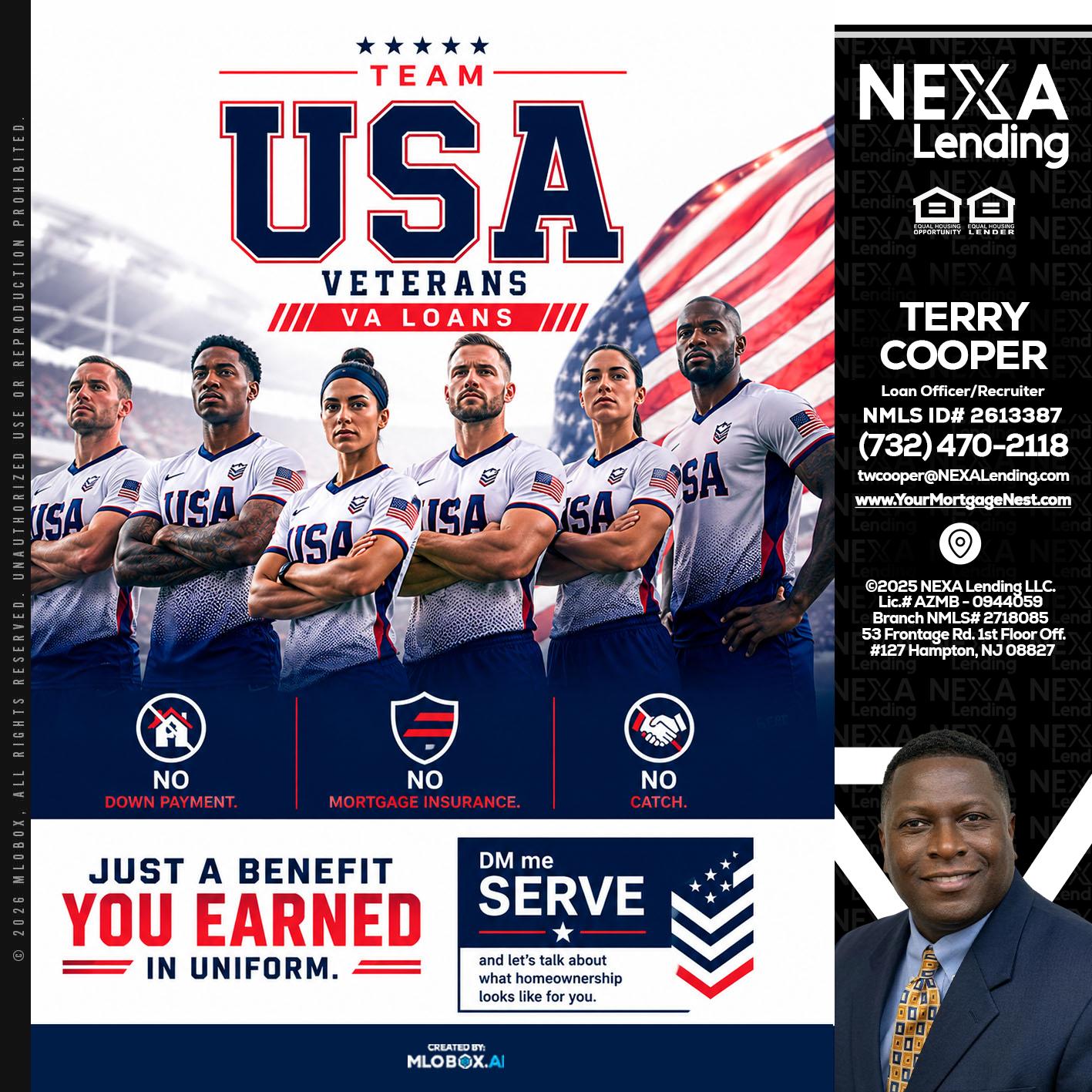 USA TEAM - Terry Cooper -Loan Officer/Recruiter