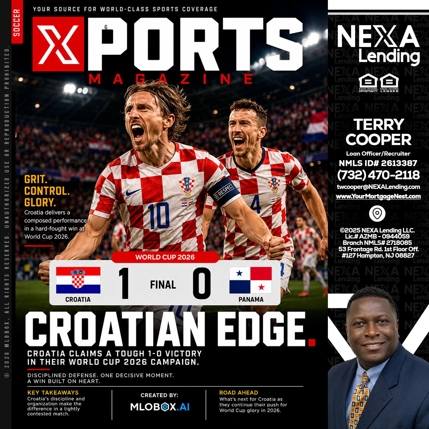 CROATIA 1-0 PANAMA - Terry Cooper -Loan Officer/Recruiter
