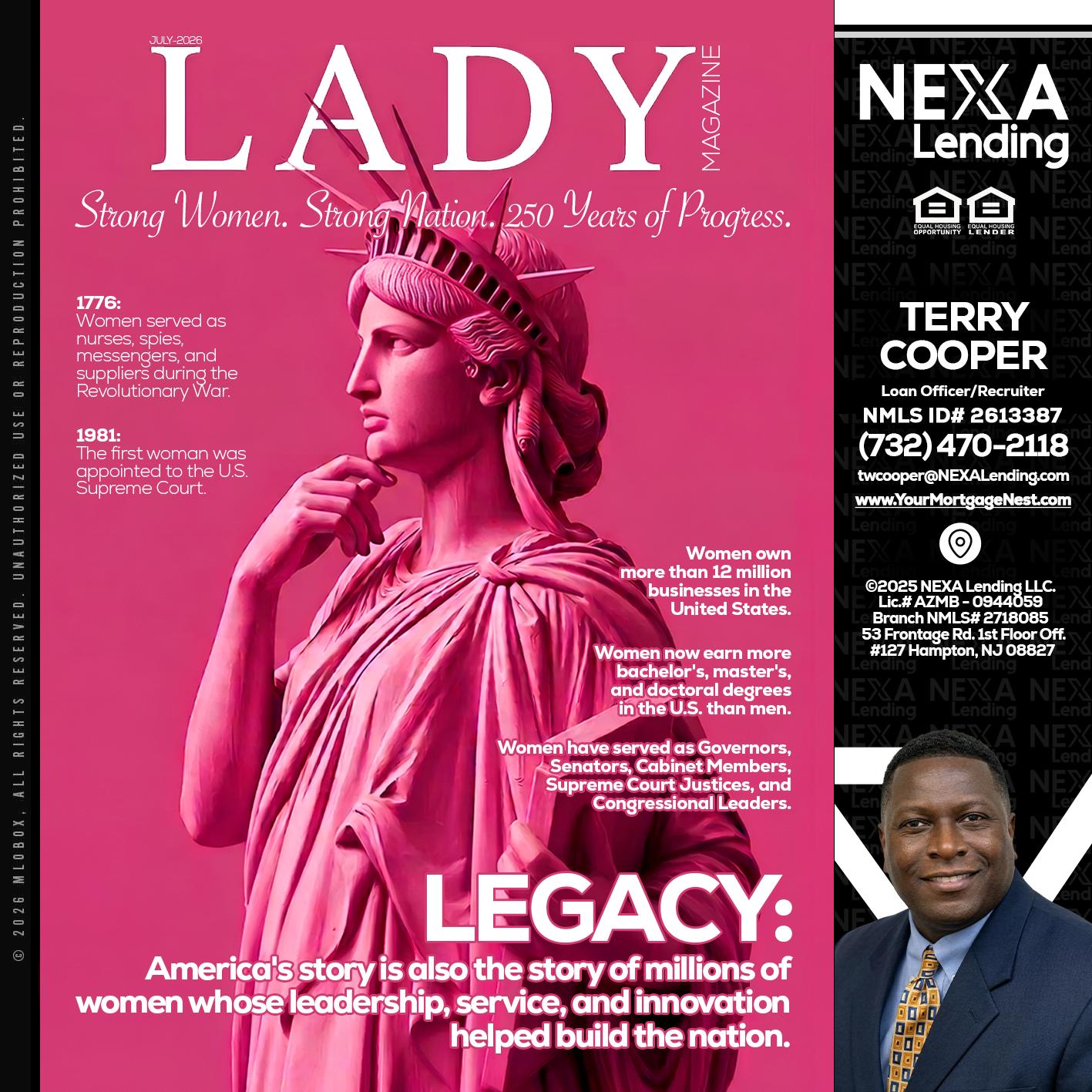 LADY LIBERTY! - Terry Cooper -Loan Officer/Recruiter