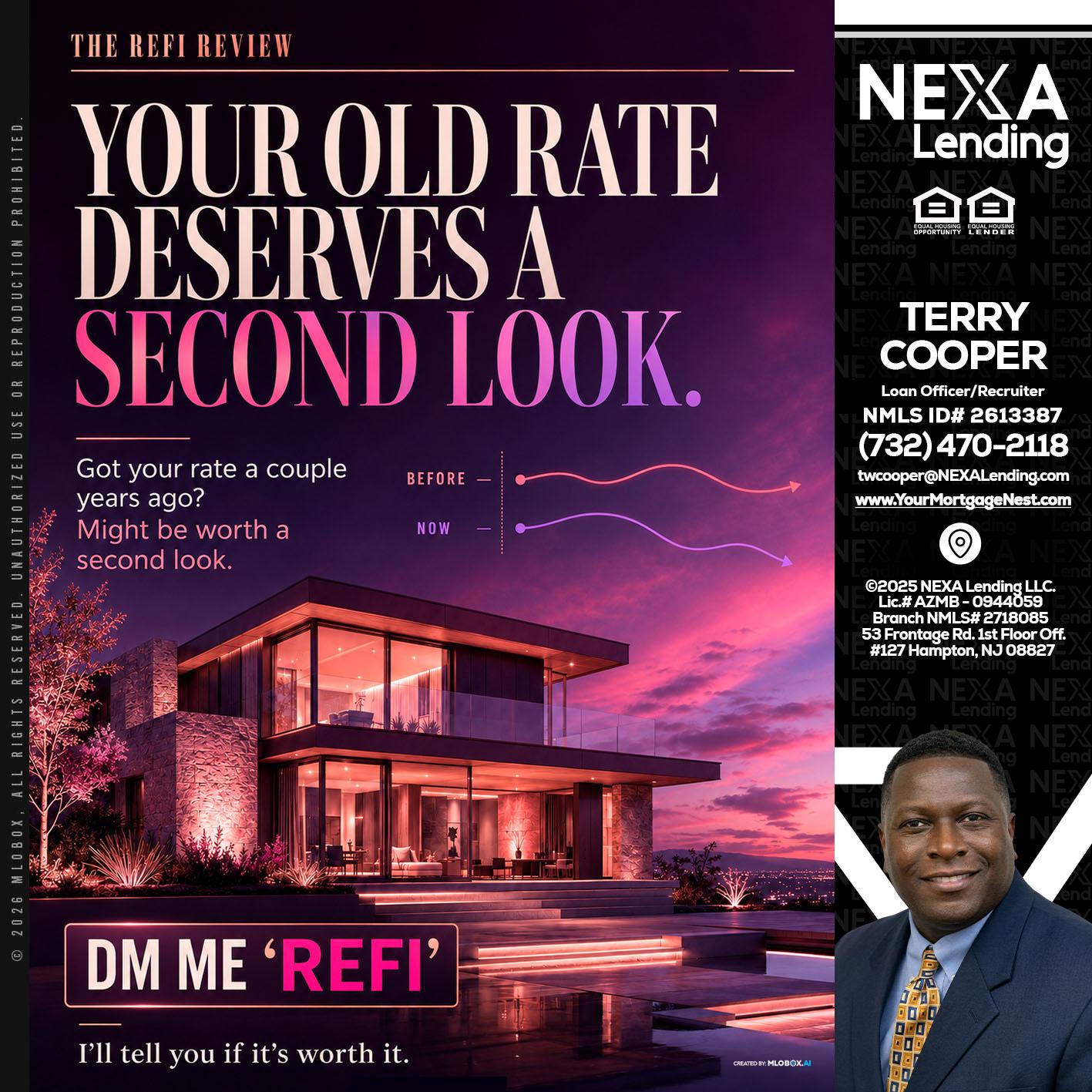 YOUR OLD - Terry Cooper -Loan Officer/Recruiter
