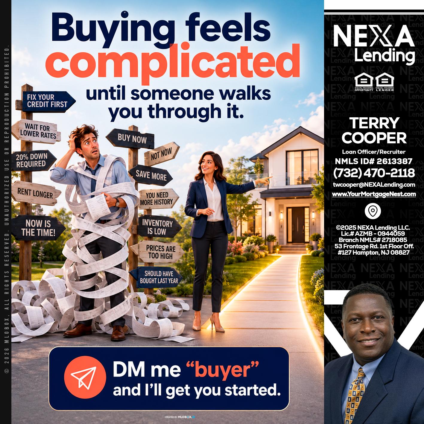 buying feels - Terry Cooper -Loan Officer/Recruiter
