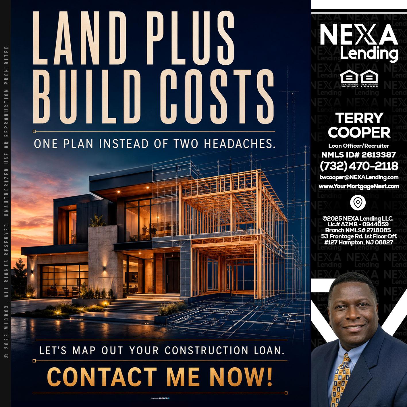 LAND PLUS - Terry Cooper -Loan Officer/Recruiter
