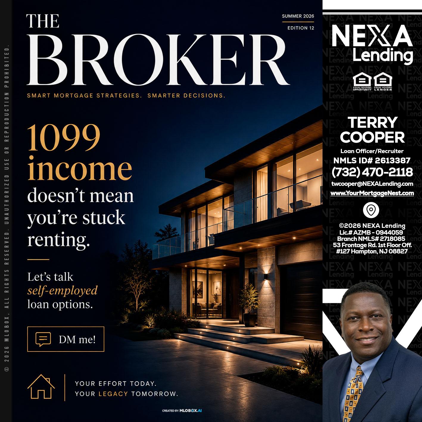 THE BROKER - Terry Cooper -Loan Officer/Recruiter