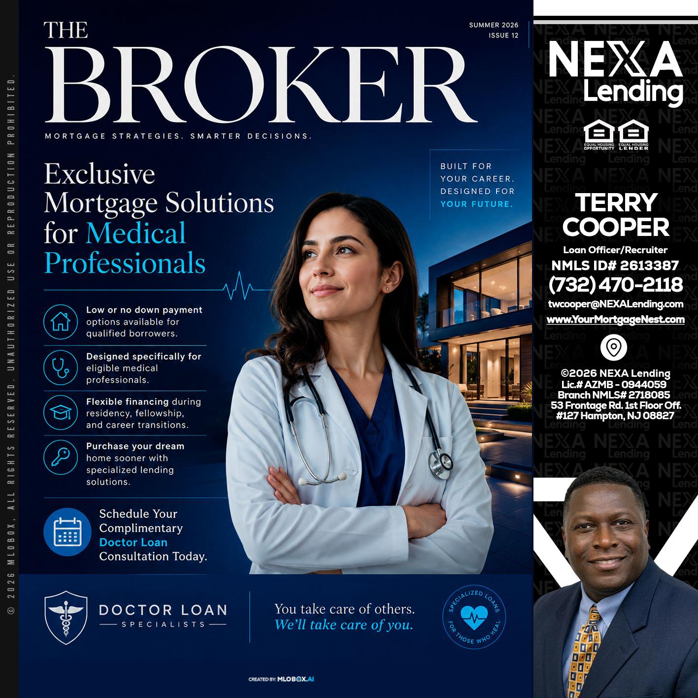 THE BROKER - Terry Cooper -Loan Officer/Recruiter